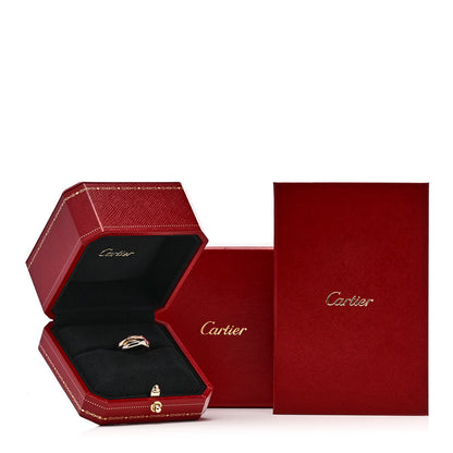 Cartier 18K Pink Yellow White Gold Small Trinity Ring 53 6.25 5 of 5