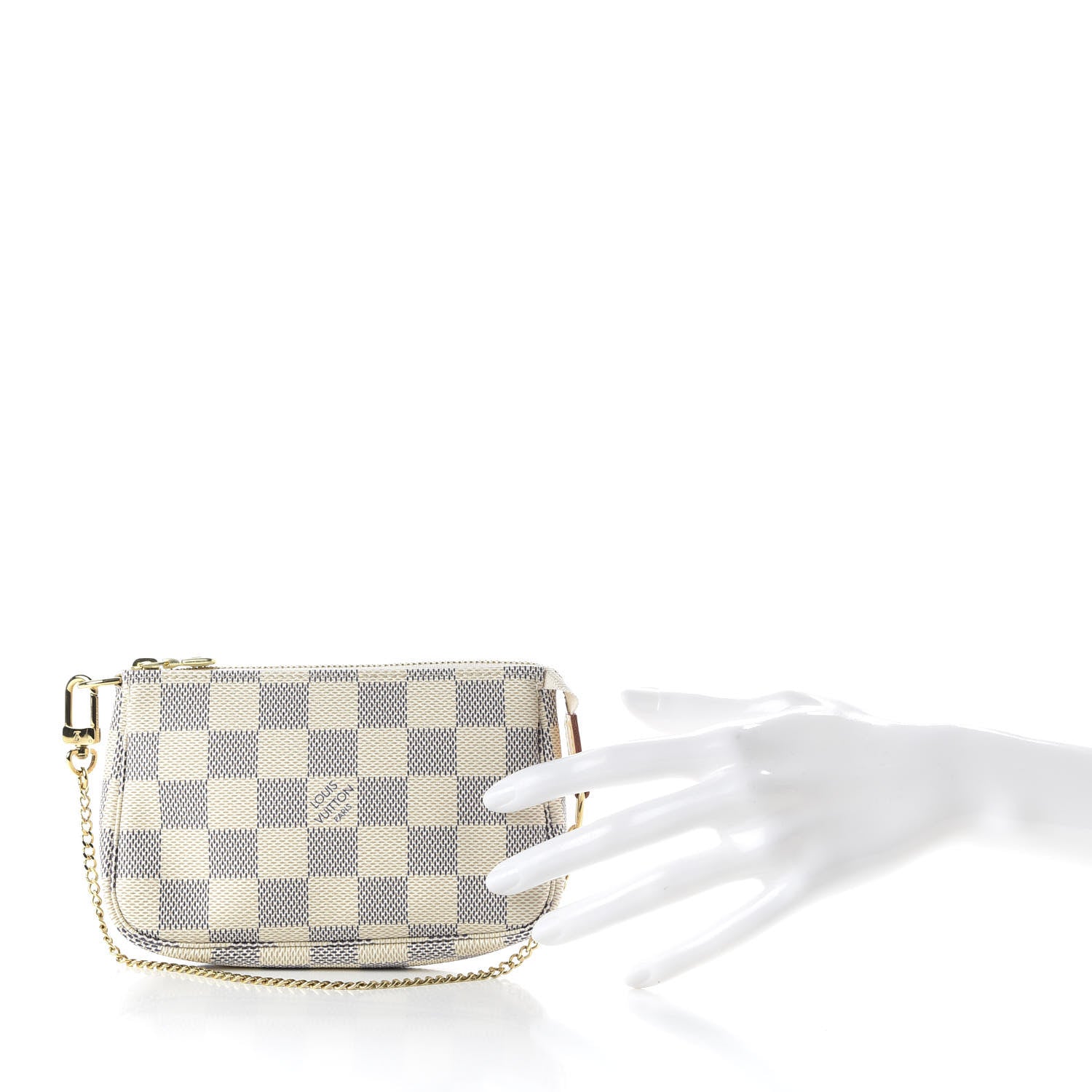 Louis Vuitton Damier Azur Mini Pochette Accessories 2 of 7
