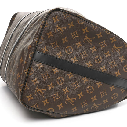 Louis Vuitton Monogram Macassar Keepall Bandouliere 55 9 of 9