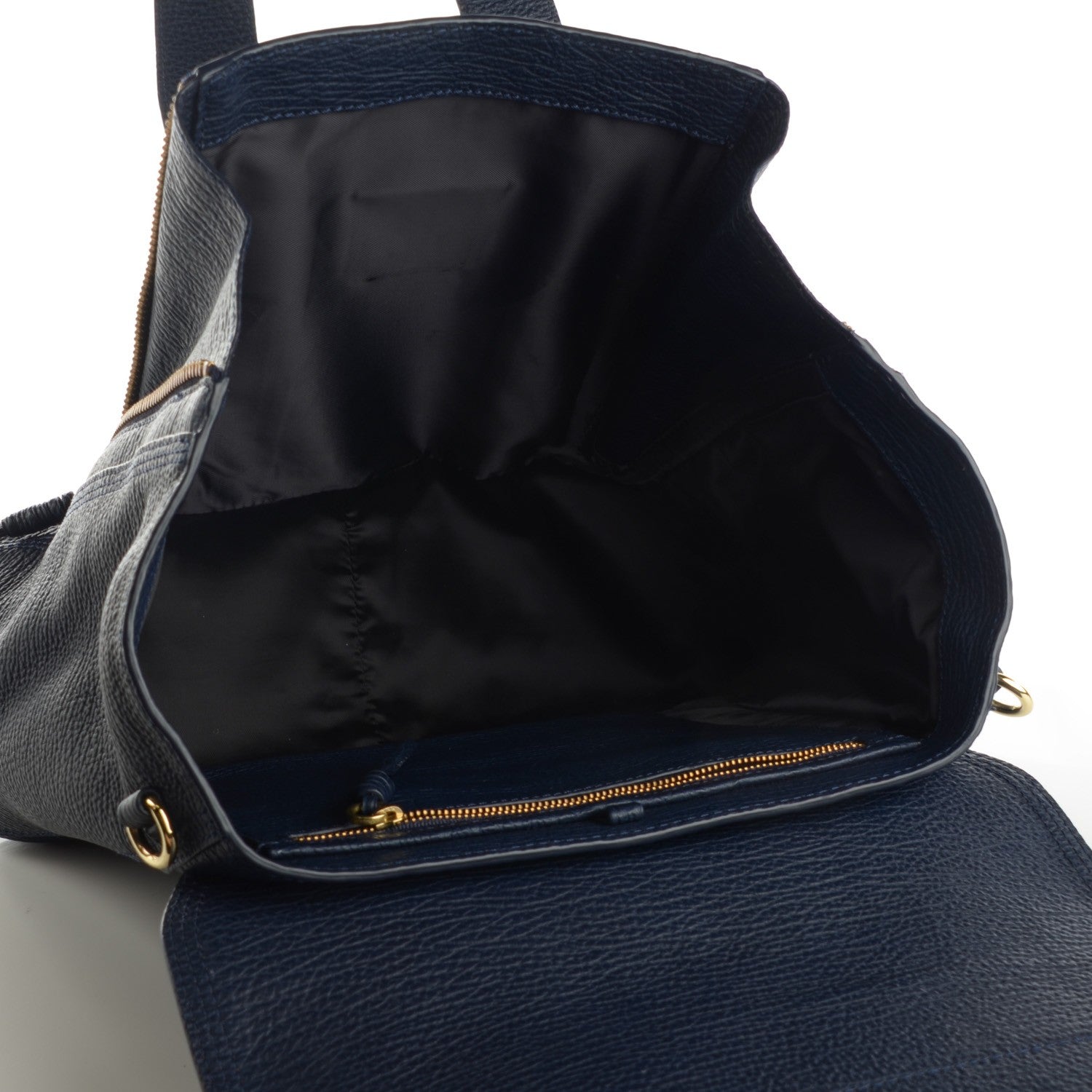 3.1 Phillip Lim 3.1 Textured Calfskin Medium Pashli Satchel Ink 5 of 7