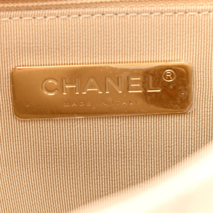 Chanel Goatskin Quilted Medium Chanel 19 Flap Light Beige 6 of 9