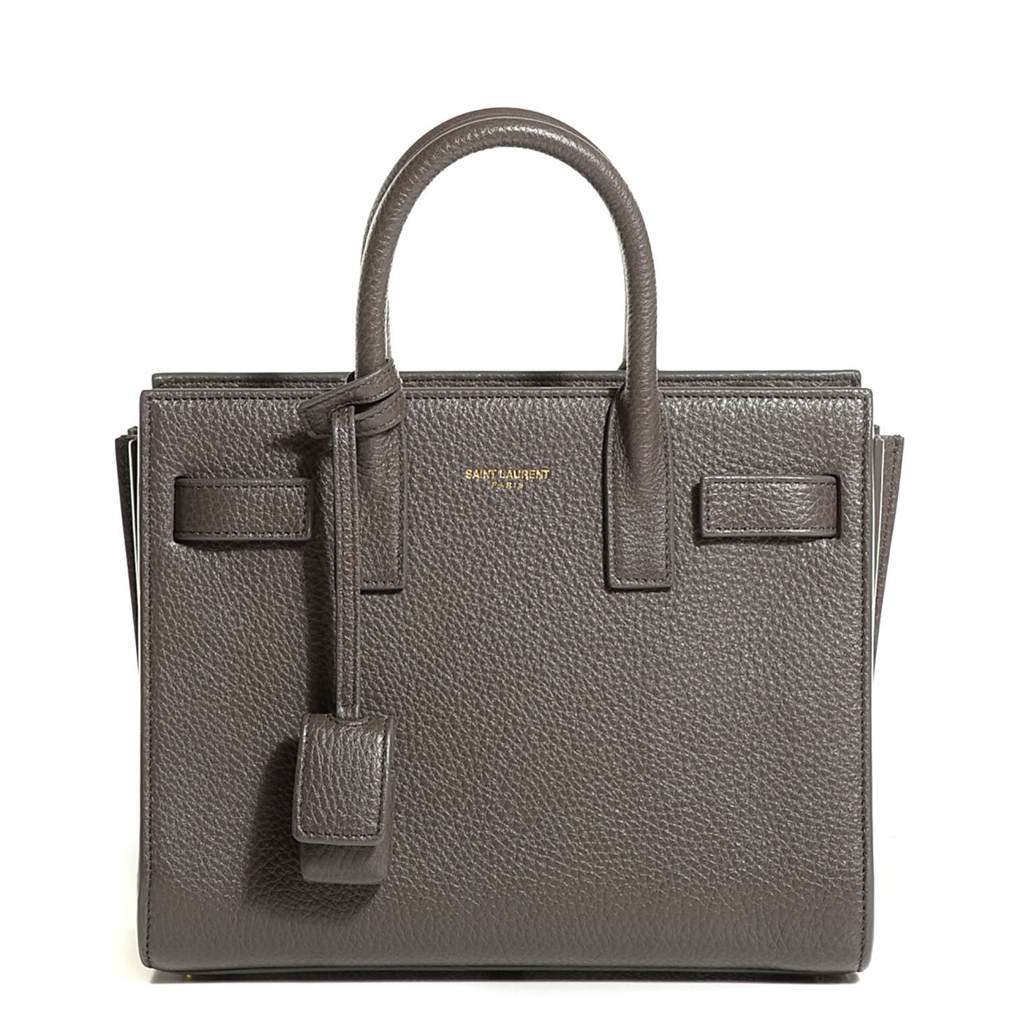 Grained Calfskin Nano Sac De Jour Earth