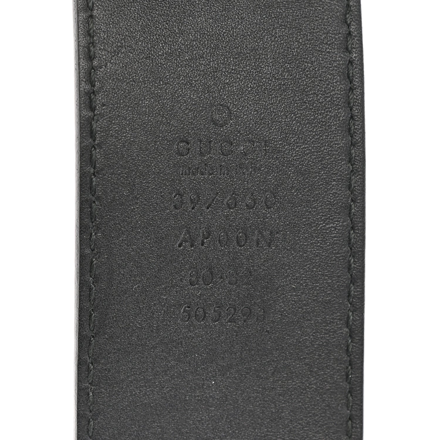 Gucci Moon Calfskin Nickel Double G 40mm Belt 80 32 Black 3 of 10