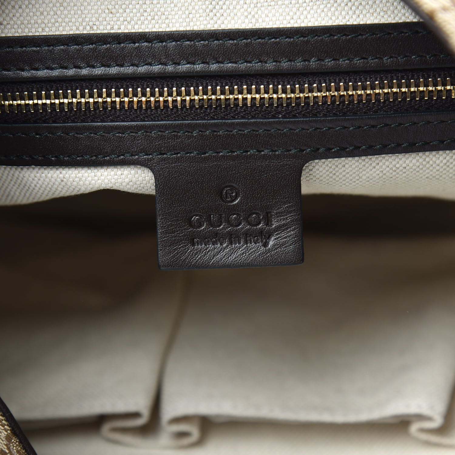 Gucci Monogram Margaux Calfskin Medium Emily Hobo Beige Ebony Cocoa 6 of 11