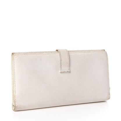 Hermes Epsom Bearn Wallet White 3 of 13