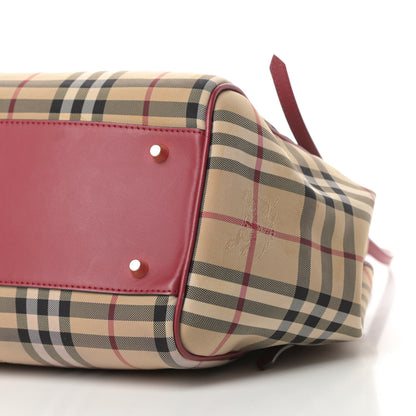 Burberry Horseferry Check Small Canterbury Tote Antique Rose 11 of 14