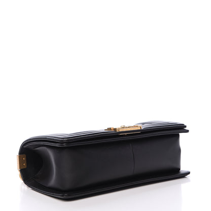 Chanel Calfskin Quilted Medium Boy Flap Black 3 of 12