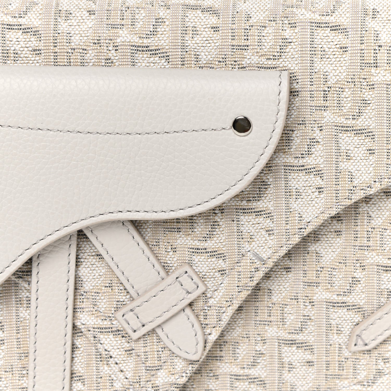 Christian Dior Oblique Saddle Messenger Pouch Beige 7 of 10