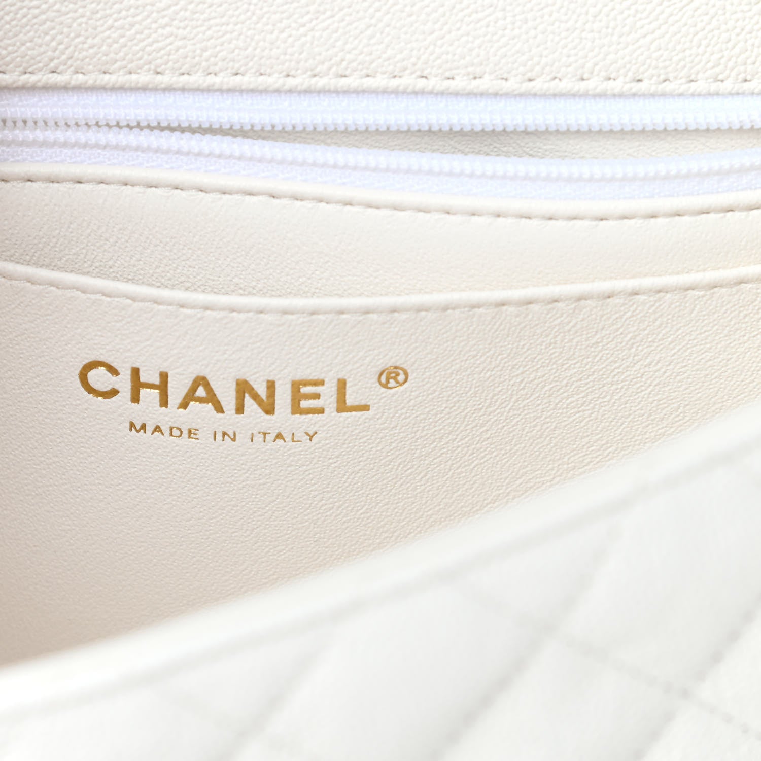 Chanel Caviar Quilted Mini Top Handle Rectangular Flap White 6 of 11