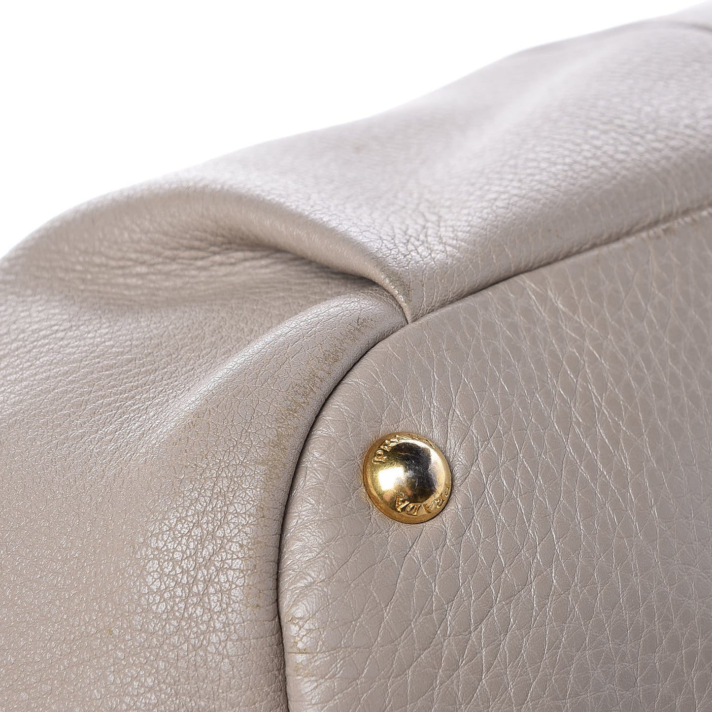 Vitello Daino Shoulder Bag Grey