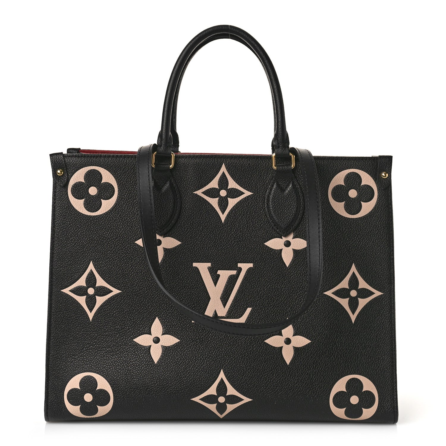 Louis Vuitton Empreinte Monogram Giant Onthego MM Black Beige 1 of 10