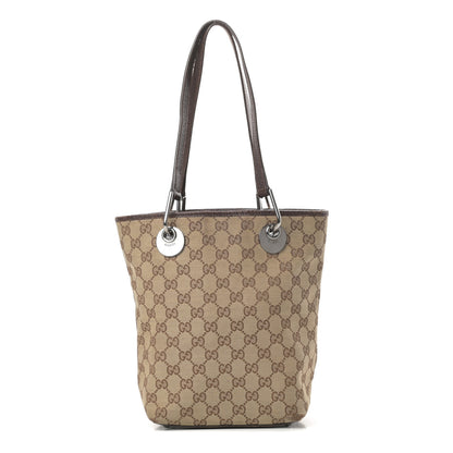 Gucci Monogram Small Eclipse Tote Brown 1 of 15