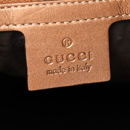 Gucci Metallic Guccissima Large GG Twins Hobo Bronze 6 of 13