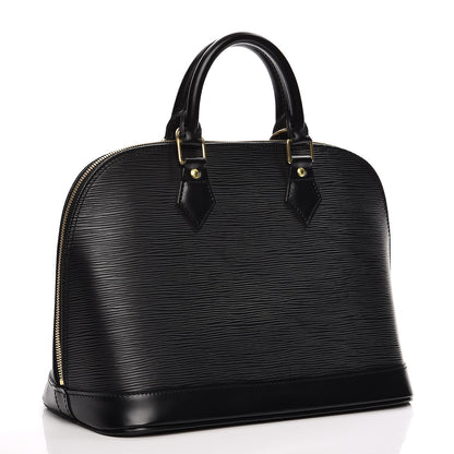 Louis Vuitton Epi Alma PM Black 3 of 7