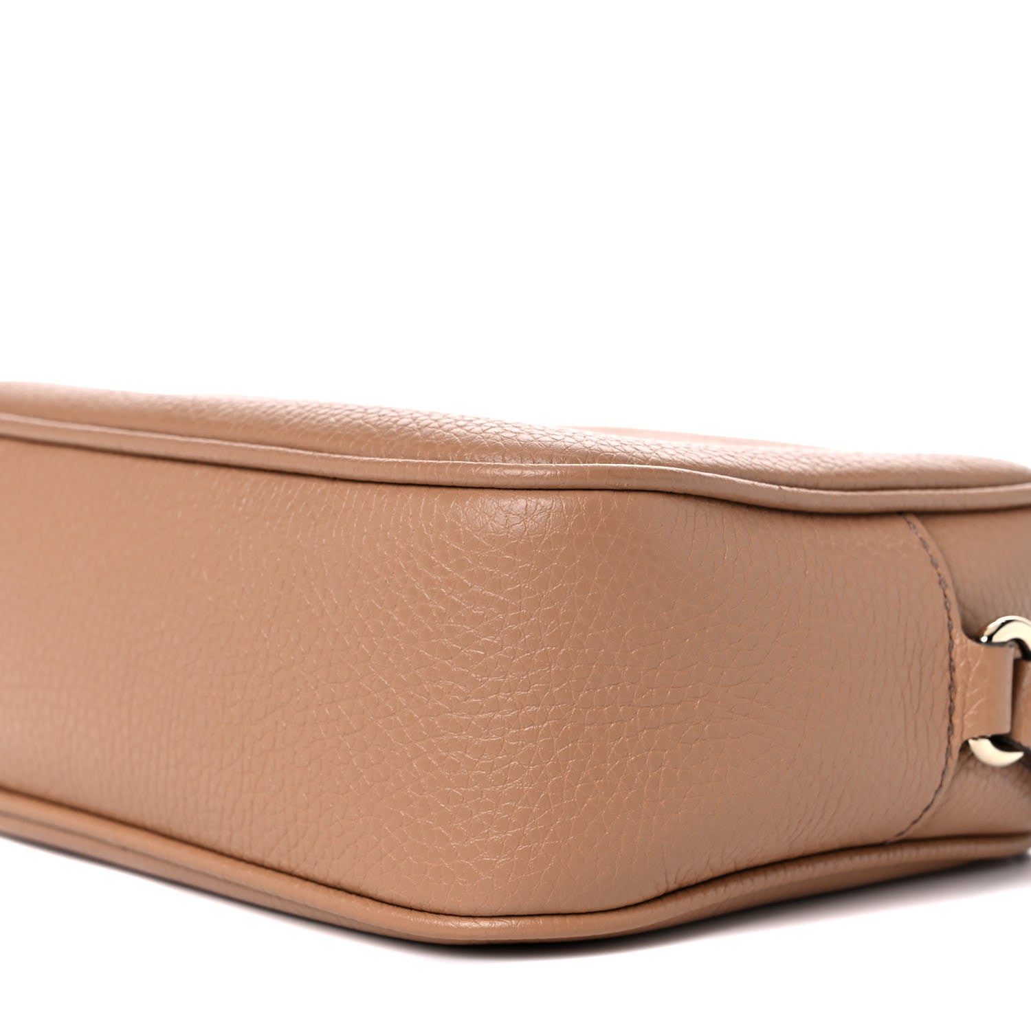 Gucci Pebbled Calfskin Small Soho Disco Bag Camelia 10 of 11