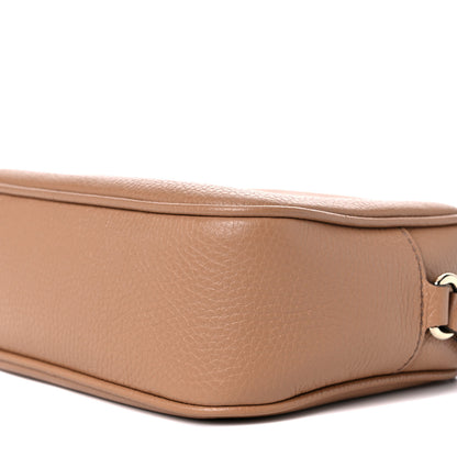 Gucci Pebbled Calfskin Small Soho Disco Bag Camelia 10 of 11