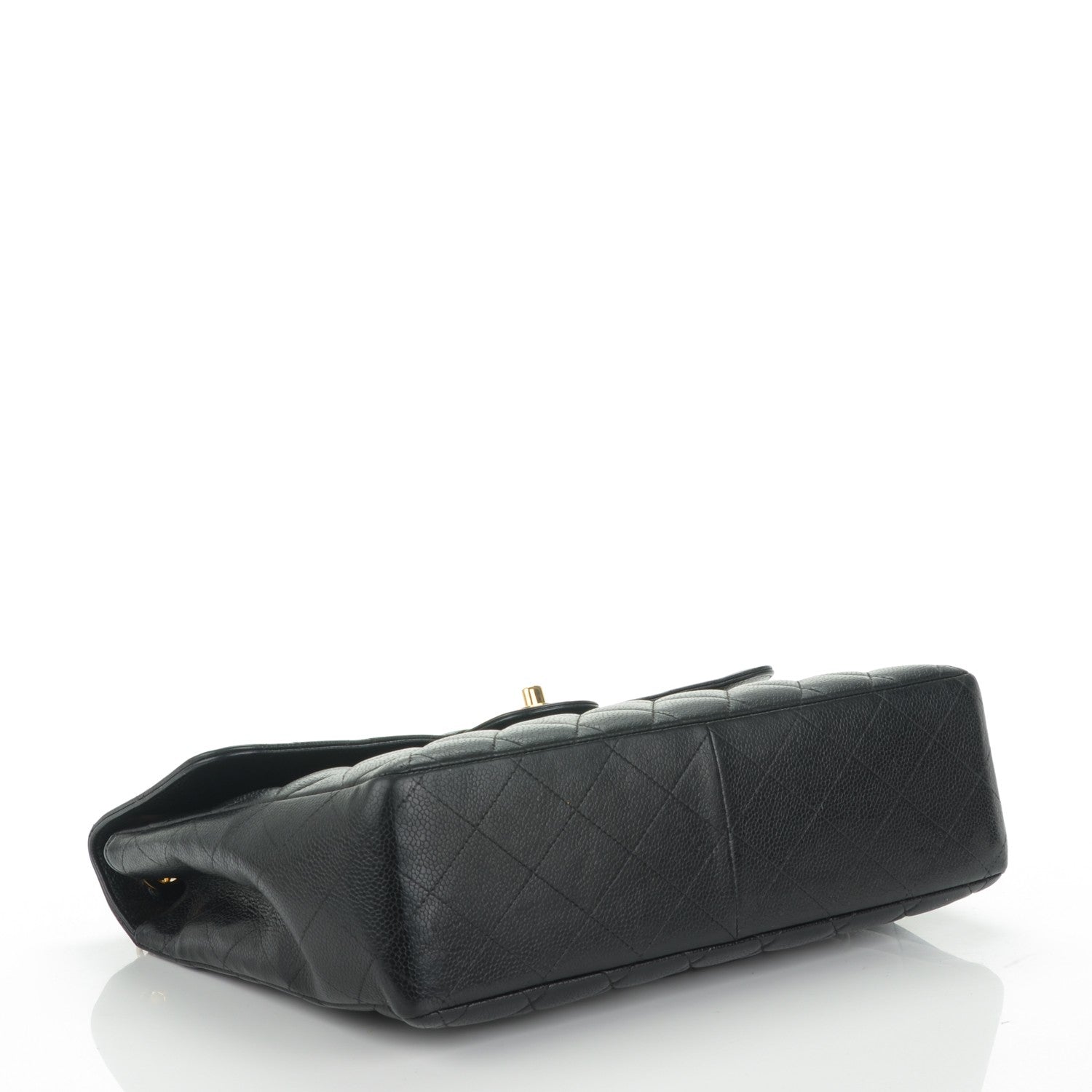 Chanel Caviar Quilted Jumbo Single Flap Black 4 of 9