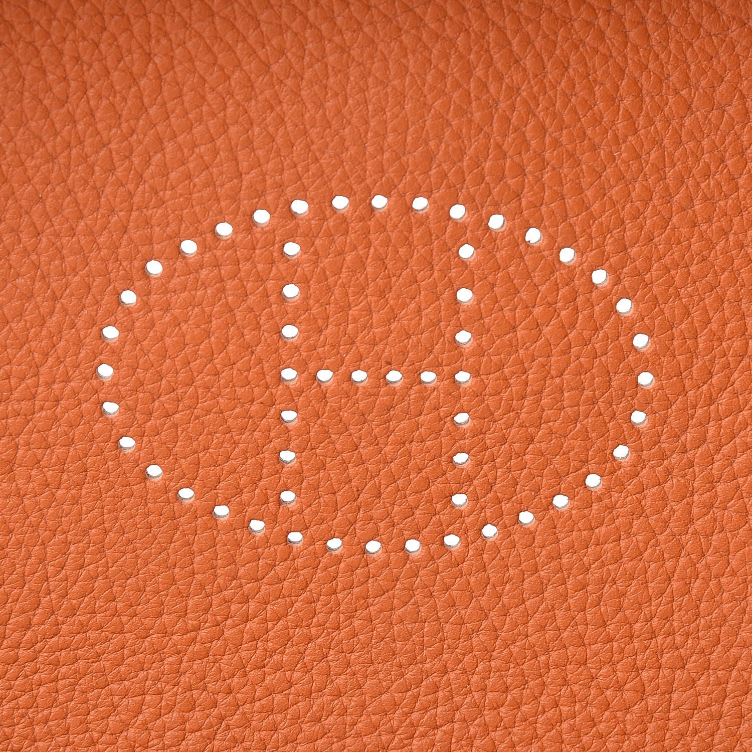 Hermes Taurillon Clemence Mises et Relances MM Change Tray Orange Etoupe 6 of 7