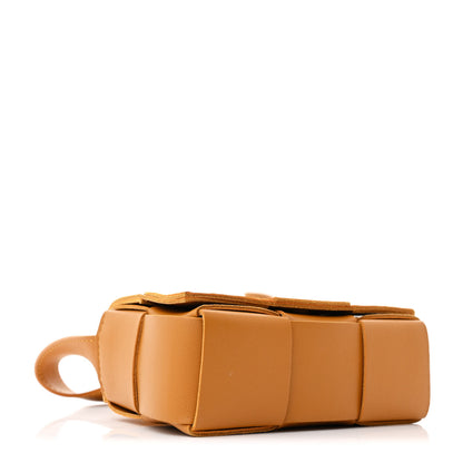 Bottega Veneta Lambskin Maxi Intreccio Candy Cassette Crossbody Bag Caramel 4 of 9