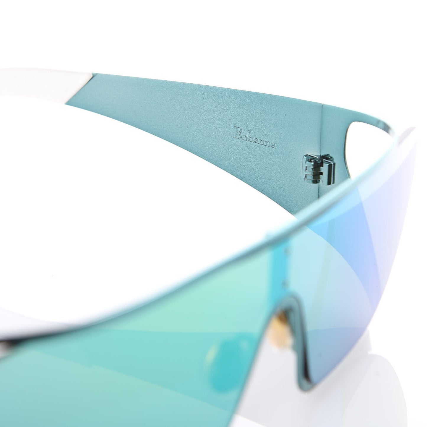 X RIHANNA Shield Sunglasses Green