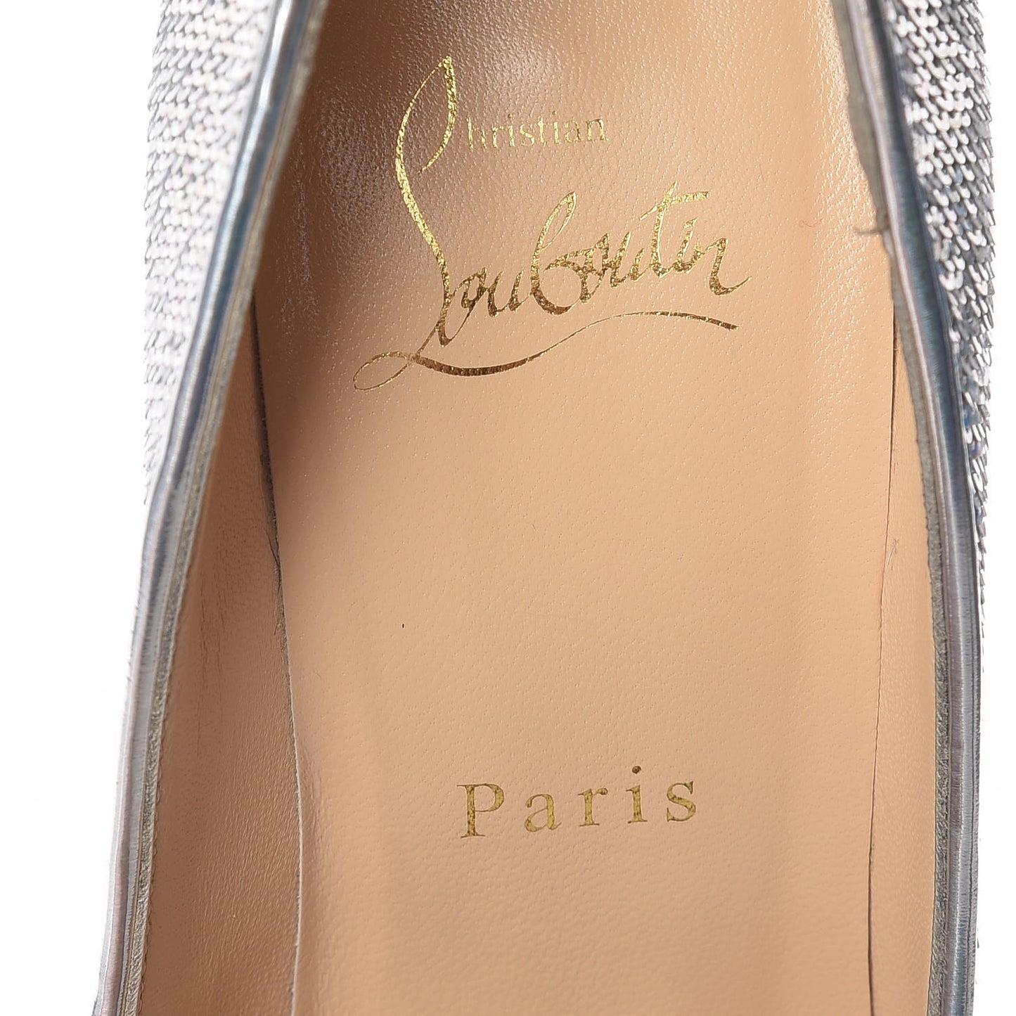 Sequin Pigalle Follies 100 Pumps 36 Silver
