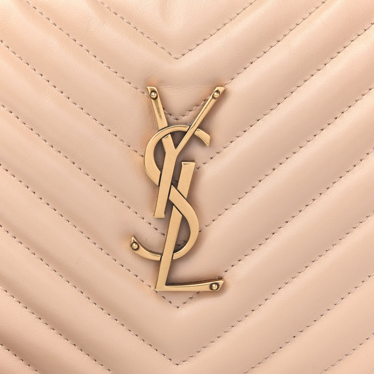 Calfskin Matelasse Monogram Lou Camera Bag Nude Powder