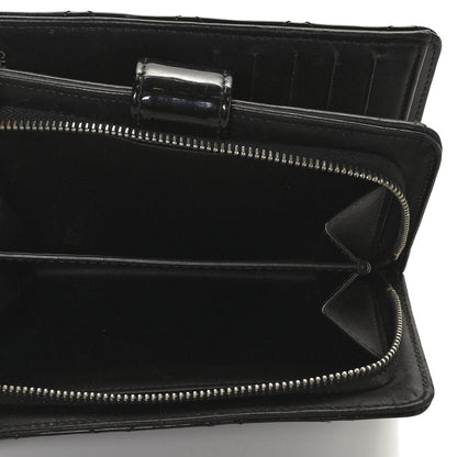 Chanel Patent Quilted Zip Pocket Wallet Black 8 of 11