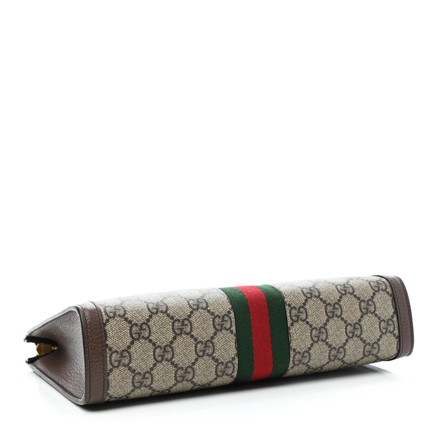Gucci GG Supreme Monogram Web Ophidia Pouch Brown 3 of 4