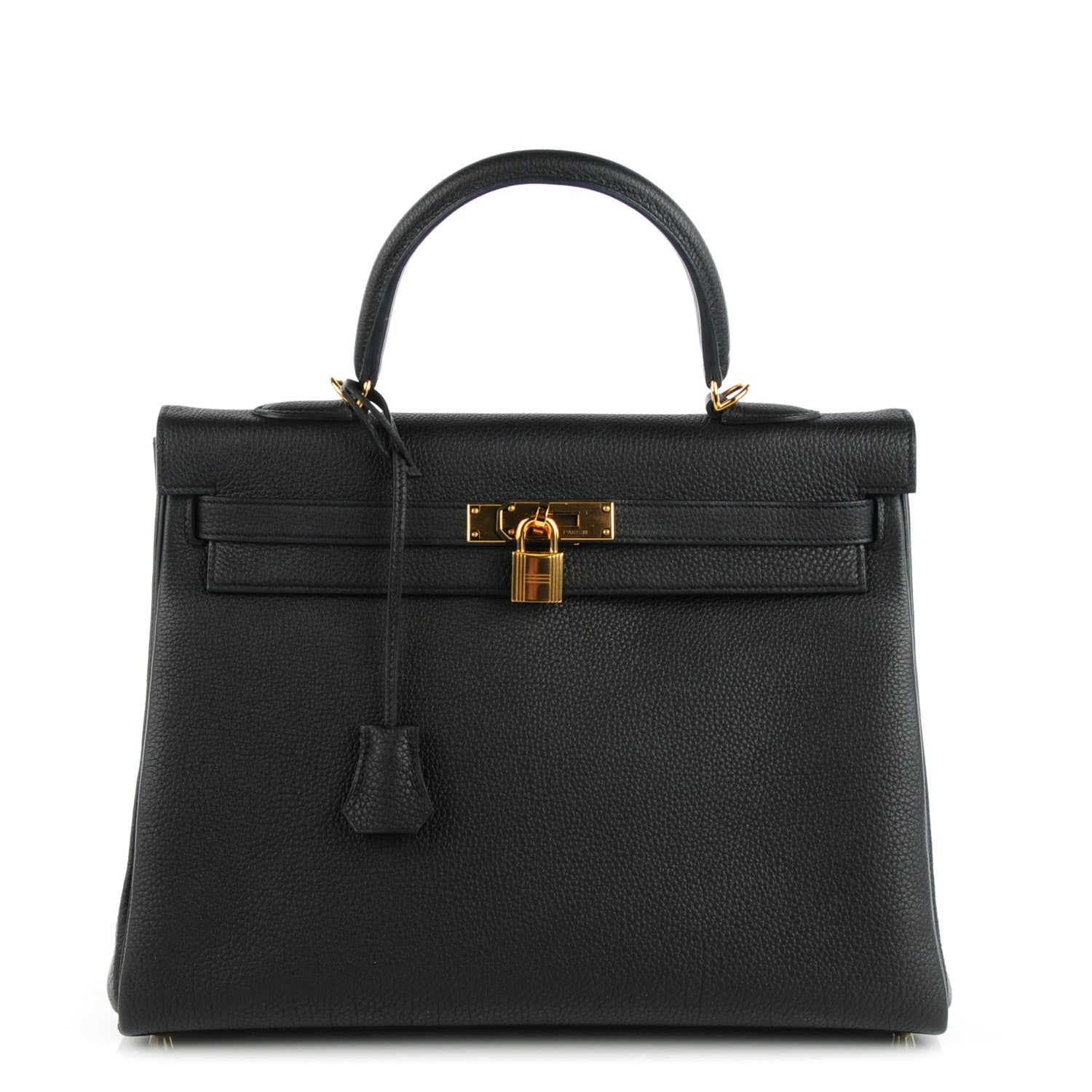 Hermes Togo Kelly Retourne 35 Black 1 of 22