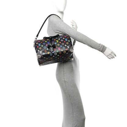 Louis Vuitton LV X TM Monogram Multicolor Speedy Soft 30 Black 2 of 10