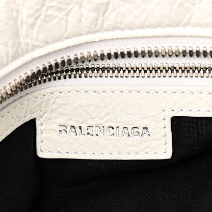 Balenciaga Agneau Arena Neo Cagole City Handbag Optic White 7 of 13