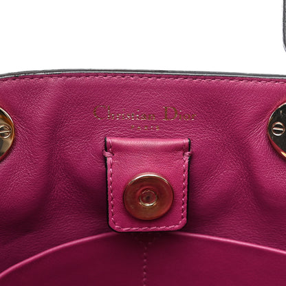 Christian Dior Bullcalf Diorissimo Tote Black Rose Indien 6 of 12