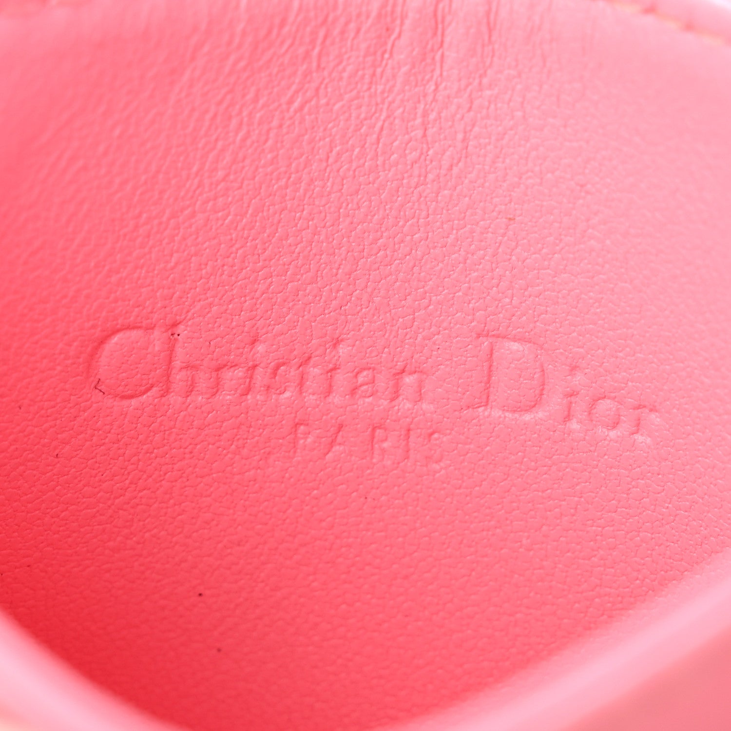 Christian Dior Lambskin Cannage Lady Dior Card Holder Strawberry Pink 6 of 8