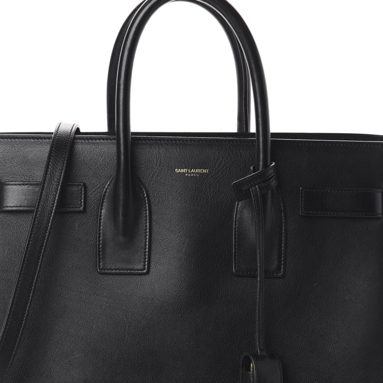 Saint Laurent Calfskin Small Sac De Jour Black 6 of 9