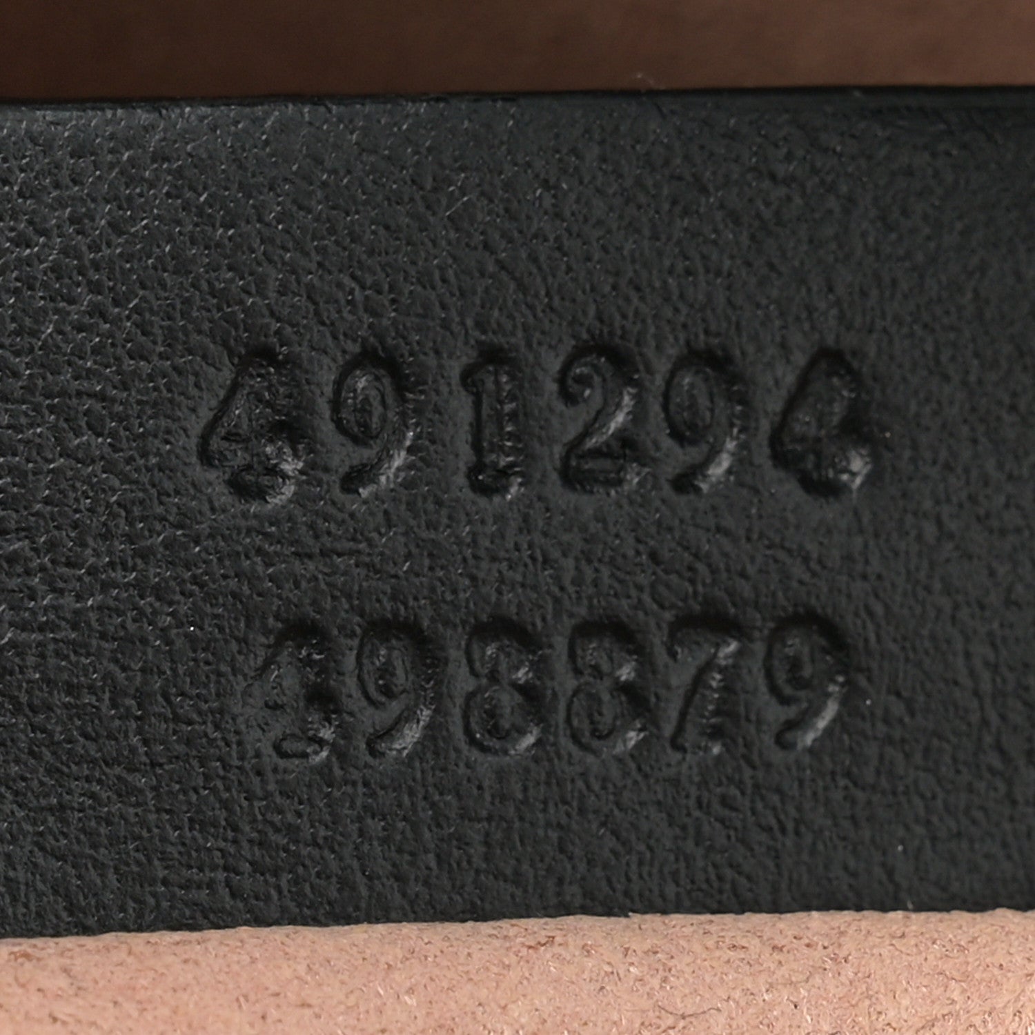 Gucci Calfskin Matelasse Animal Studs GG Marmont Belt Bag 85 34 Black 7 of 12