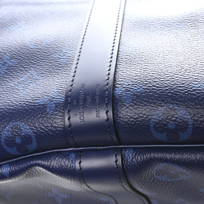 Louis Vuitton Monogram Split Keepall Bandouliere 50 Pacific Blue 5 of 9