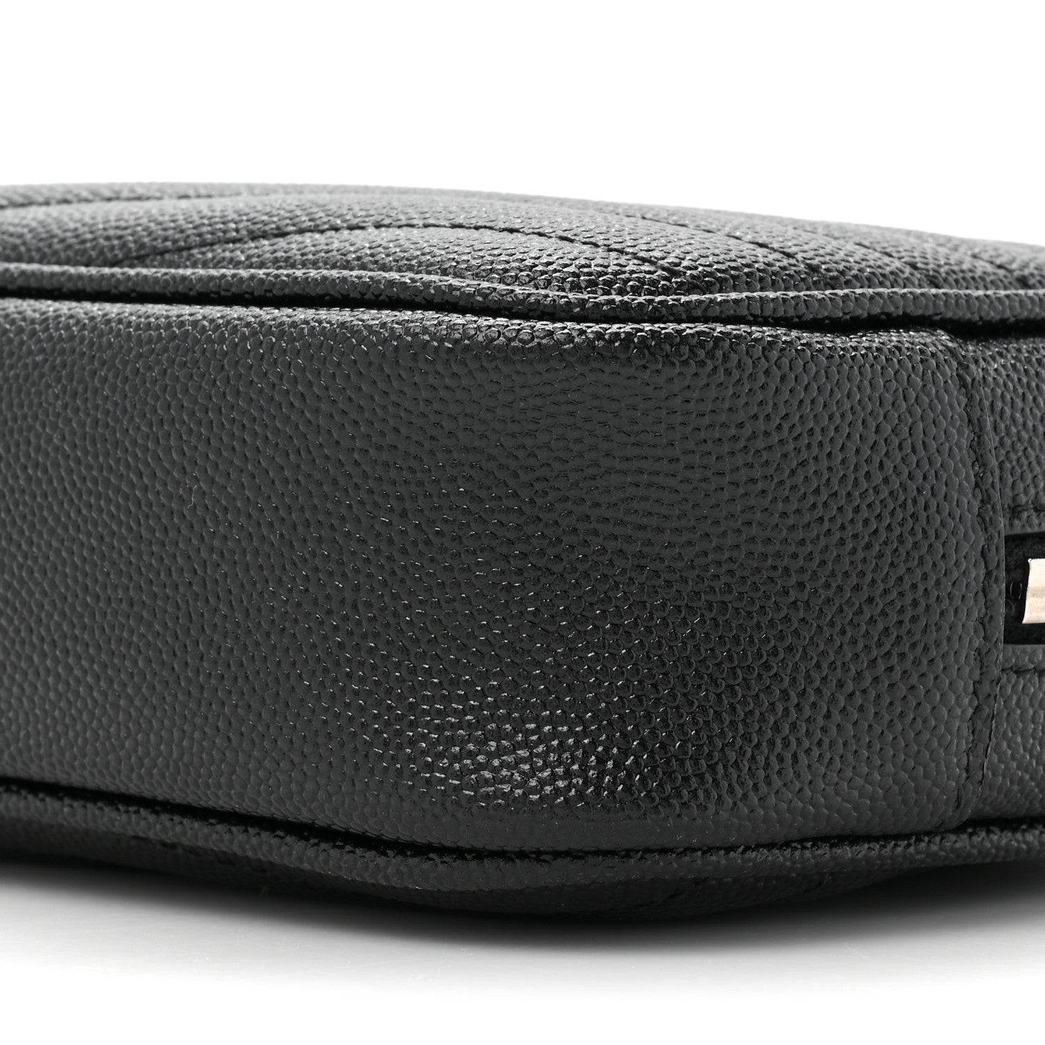 Saint Laurent Grain De Poudre Matelasse Monogram Mini Lou Camera Bag Black 9 of 11