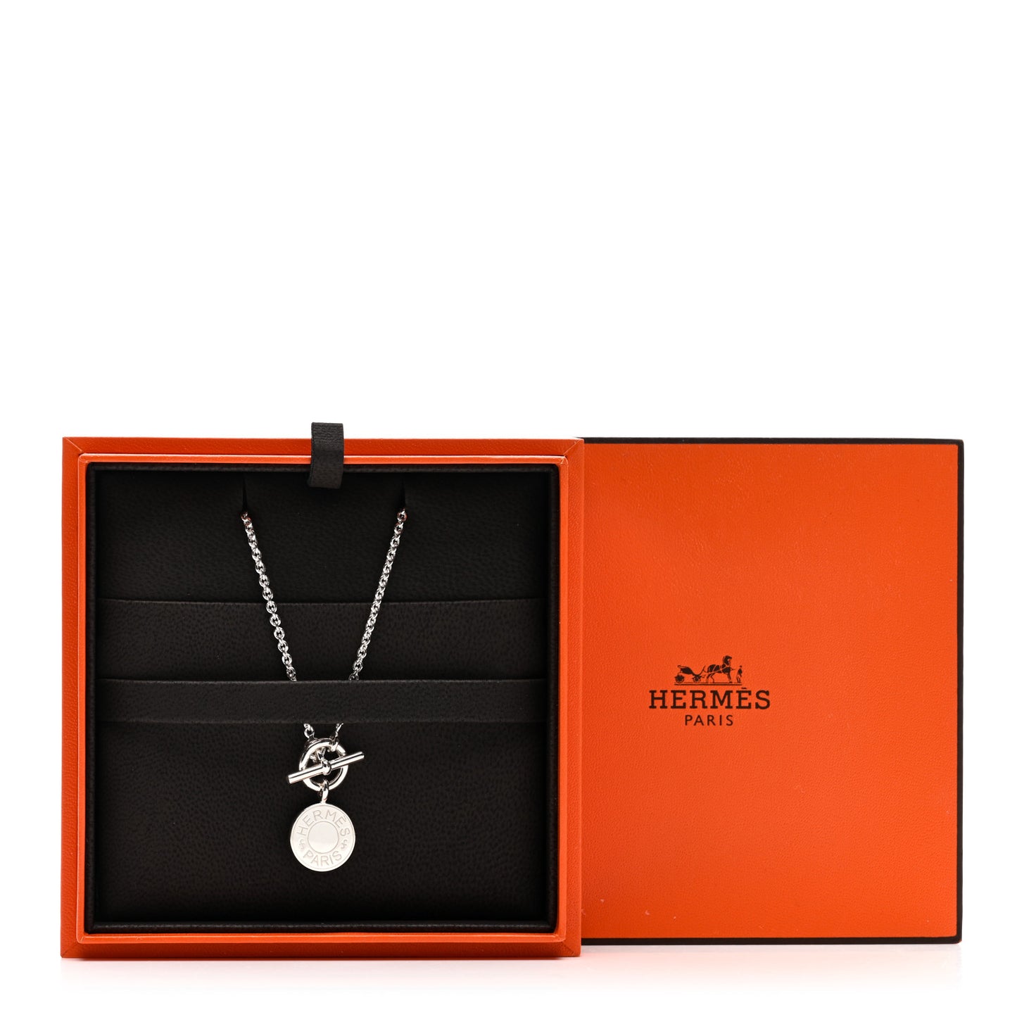 Sterling Silver Amulettes H Confettis Pendant Necklace