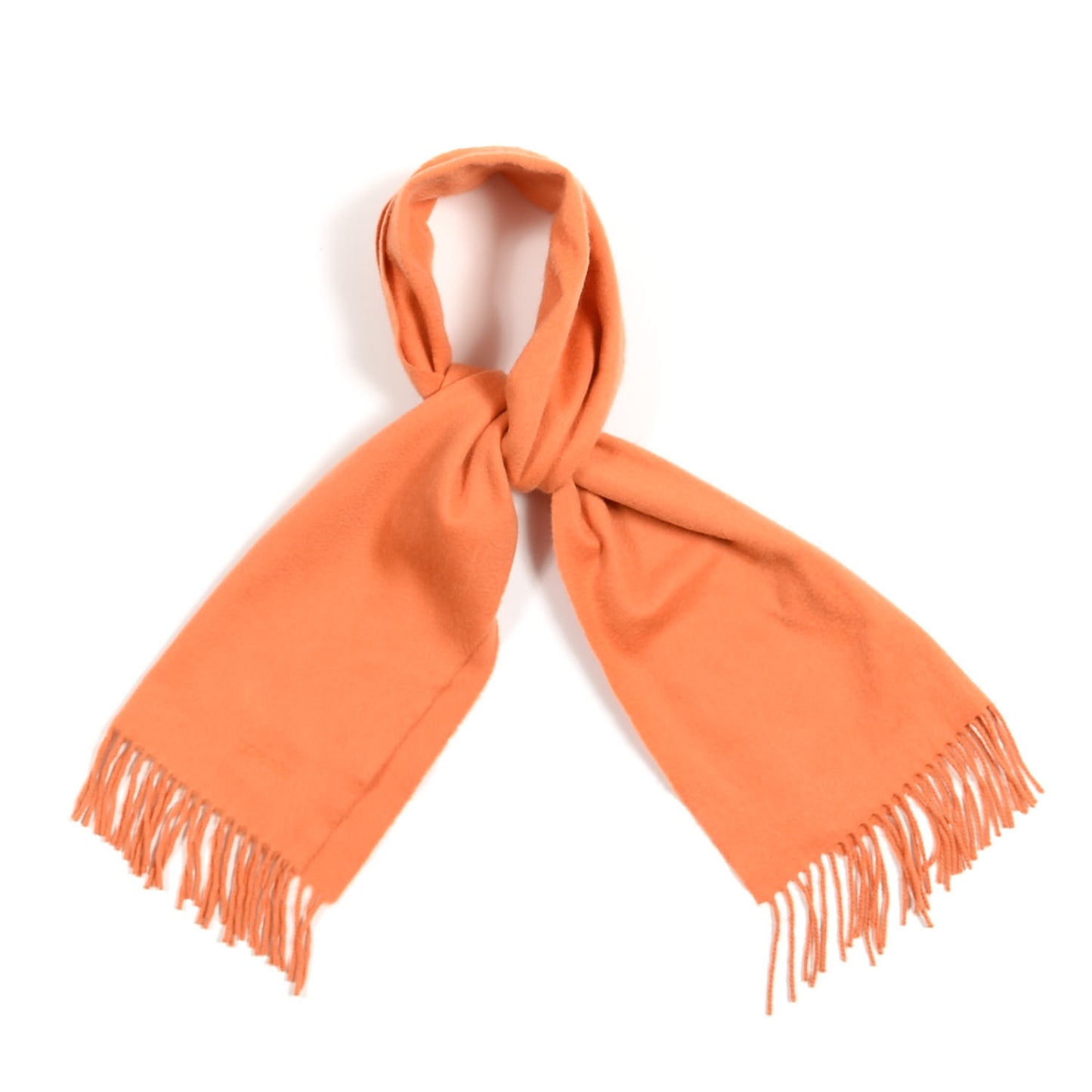 Cashmere Fringe Scarf Orange