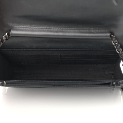 Chanel Caviar Quilted Boy Wallet On Chain WOC So Black 5 of 13