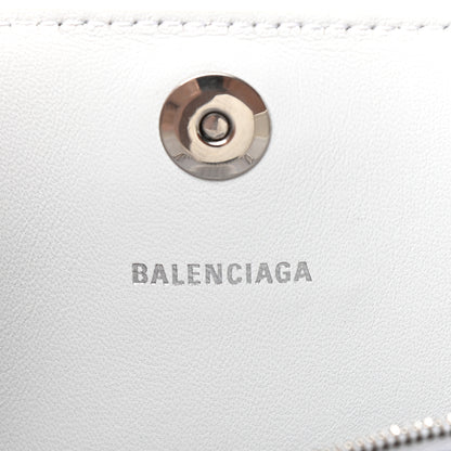 Balenciaga Grained Calfskin XS Hourglass East West Tote White 6 of 9