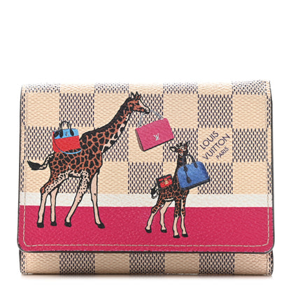 Louis Vuitton Damier Azur 2017 Christmas Animation Victorine Wallet 1 of 7