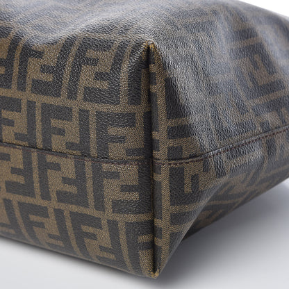 Fendi Zucca Spalmati Medium Roll Tote Tobacco Moro 10 of 13