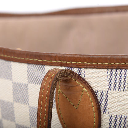 Louis Vuitton Damier Azur Neo Neverfull MM Rose Ballerine 20 of 23