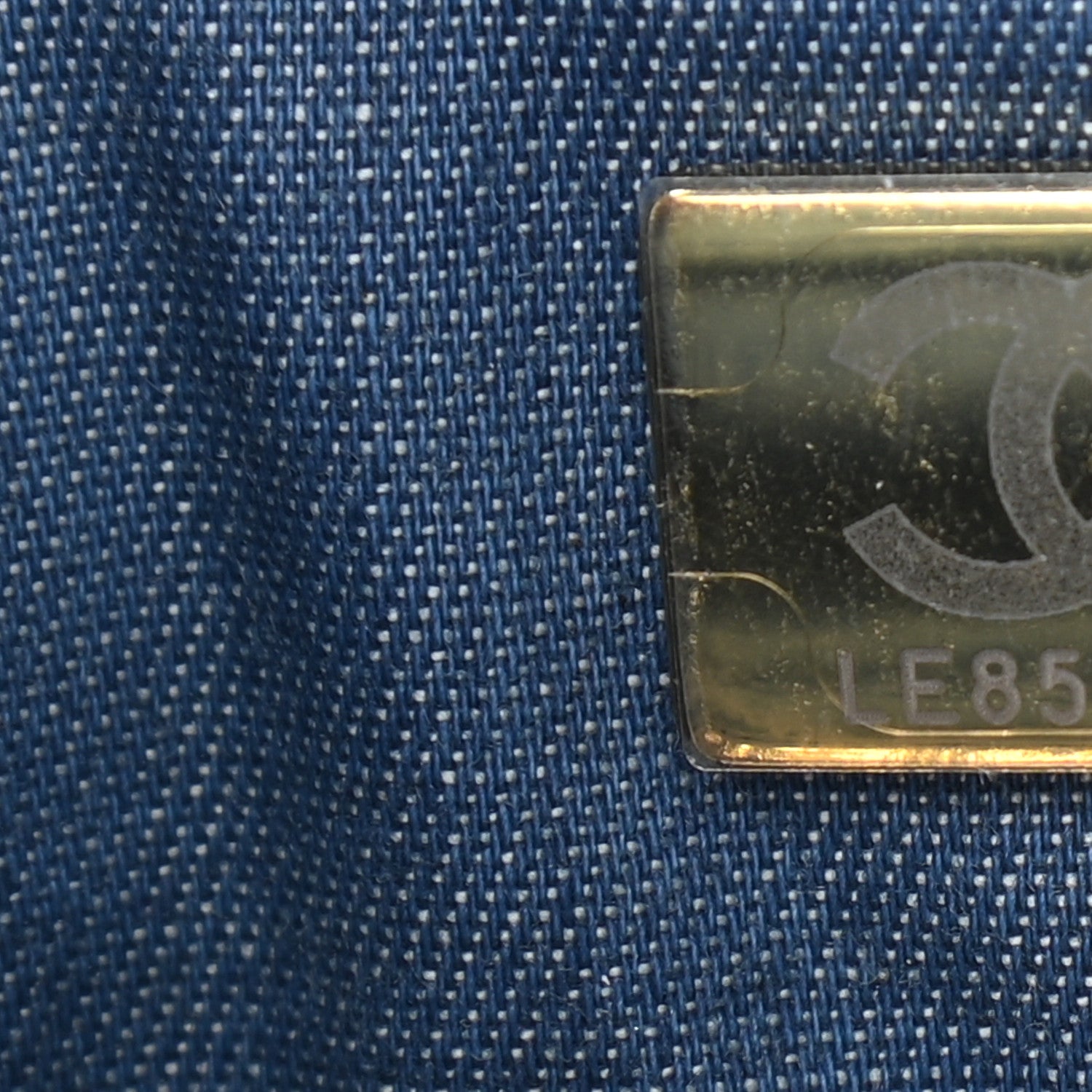 Chanel Denim Quilted Mini Pearl Crush Flap Blue 8 of 10