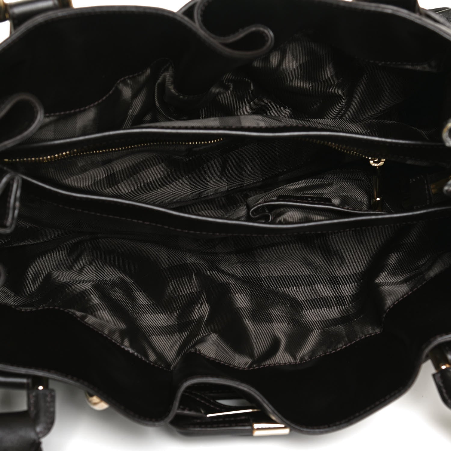 Burberry Calfskin Quilted Beaton Satchel Dark Brown 5 of 10