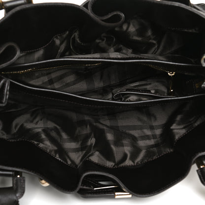 Burberry Calfskin Quilted Beaton Satchel Dark Brown 5 of 10