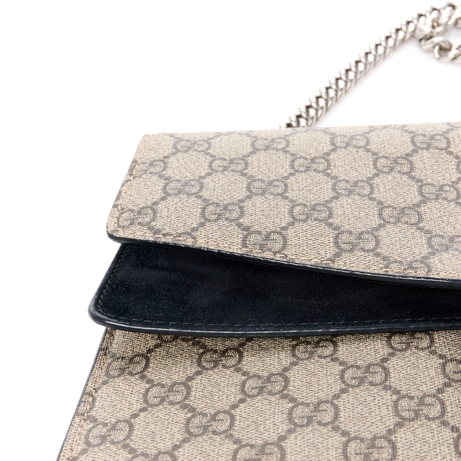 Gucci GG Supreme Monogram Medium Dionysus Shoulder Bag Black 16 of 16