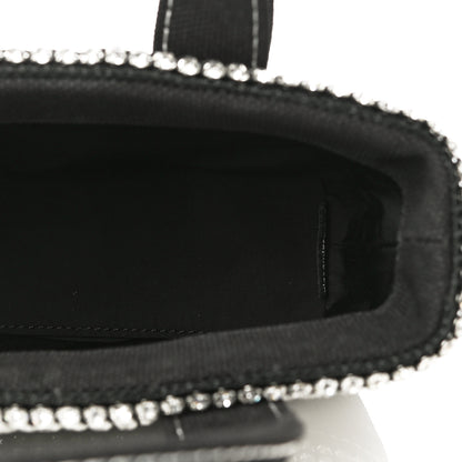 Alexander Wang Mesh Crystal Rhinestone Mini Cruiser Tote Black Silver 5 of 10
