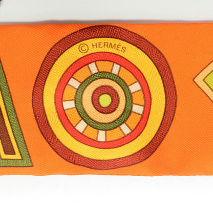 Hermes Silk Tohu Bohu Twilly Orange Multicolor 4 of 6
